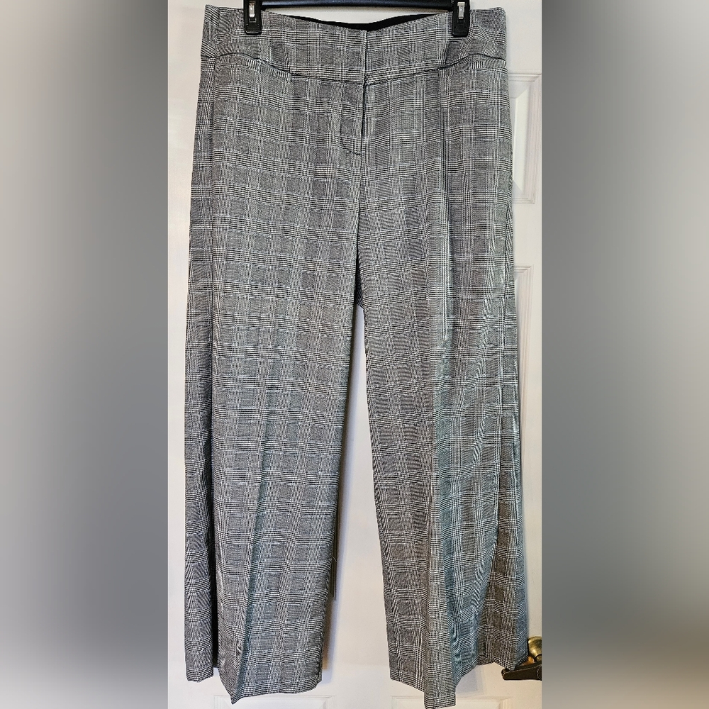 Lane Bryant Gray Plaid Pants